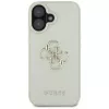 Guess Grained Big 4G Logo Small Classic Back Cover für iPhone 16 - Grün