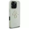 Guess Grained Big 4G Logo Small Classic Logo Back Cover für Apple iPhone 16 Pro Max - Grün