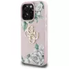 Guess Grained Roses Big 4G Logo Case für iPhone 16 Pro Max - Pink