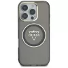 Guess IML Metal Mountain Logo MagSafe Case für iPhone 16 Pro Max (Schwarz)