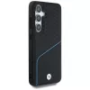 BMW Leder-TEXTURED und Glatt MagSafe Case für Samsung Galaxy S25 Schwarz