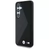 BMW Leather Oversized Stripes MagSafe Case für Samsung Galaxy S25 Schwarz