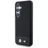 BMW Leder-Tricolor-Streifen MagSafe Case für Samsung Galaxy S25 Schwarz