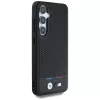 BMW Leder-Tricolor-Streifen MagSafe Case für Samsung Galaxy S25 Schwarz