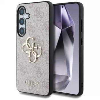 Guess Big 4G Logo Classic Logo Case für Samsung Galaxy S25+ (Pink)