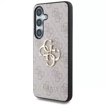Guess Big 4G Logo Classic Logo Case für Samsung Galaxy S25+ (Pink)