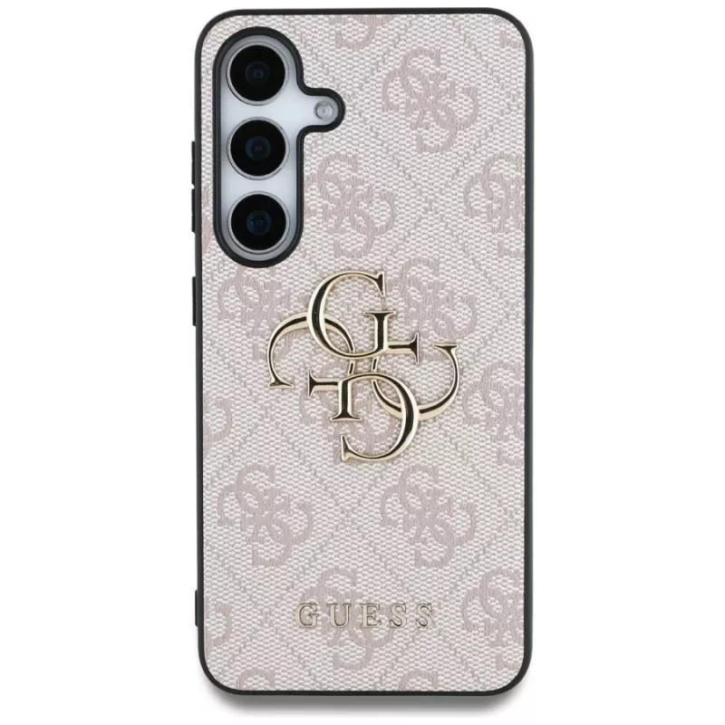 Guess Big 4G Logo Classic Logo Case für Samsung Galaxy S25+ (Pink)