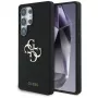 Guess Silicone Big 4G Logo Bottom Script Case für Samsung Galaxy S25 Ultra - Schwarz