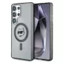 Karl Lagerfeld Button Choupette Head Printed Logo MagSafe Case für Samsung Galaxy S25 Ultra, Schwarz