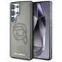 Karl Lagerfeld Rhinestones Karl Head Logo Case für Samsung Galaxy S25 Ultra Schwarz