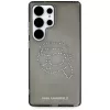 Karl Lagerfeld Rhinestones Karl Head Logo Case für Samsung Galaxy S25 Ultra Schwarz
