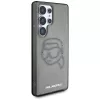 Karl Lagerfeld Rhinestones Karl Head Logo Case für Samsung Galaxy S25 Ultra Schwarz