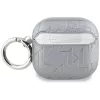 Karl Lagerfeld Monogram Karl Head Case für AirPods 4 (Silber)