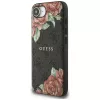 Guess 4G Flowers Print MagSafe Case für iPhone 16e / 17e Schwarz