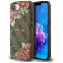 Guess 4G Flowers Print MagSafe Case für iPhone 16e / 17e Braun