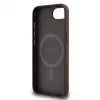 Guess 4G Ring Triangle Logo MagSafe Case für iPhone 16e (Braun)