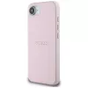 Guess Grained Ring MagSafe Case für Apple iPhone 16e (Pink)