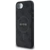Guess 4G Ring Classic Logo MagSafe Case für iPhone 16e (Schwarz)
