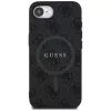 Guess 4G Ring Classic Logo MagSafe Case für iPhone 16e (Schwarz)