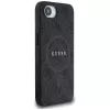 Guess 4G Ring Classic Logo MagSafe Case für iPhone 16e (Schwarz)