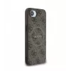 Guess 4G Ring Classic Logo MagSafe Case für Apple iPhone 16e (Braun)