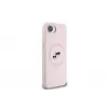 Karl Lagerfeld Silicone Karl & Choupette Heads MagSafe Case für iPhone 16e / 17e Pink