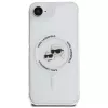 KARL LAGERFELD IML Metal Karl & Choupette Heads MagSafe Case für iPhone 16e/17e Weiß