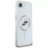 KARL LAGERFELD IML Metal Karl & Choupette Heads MagSafe Case für iPhone 16e/17e Weiß