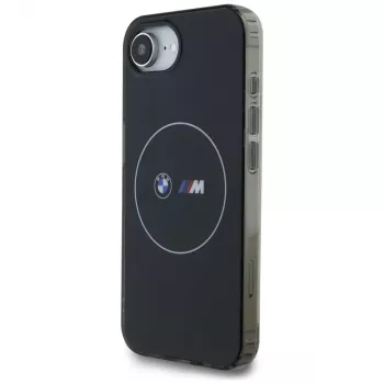 BMW IML Metal White Circle MagSafe Case für iPhone 16e / 17e Schwarz