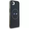 BMW IML Metal White Circle MagSafe Case für iPhone 16e / 17e Schwarz