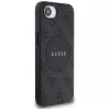 Guess 4G Circle Classic Logo MagSafe Case für iPhone 16e - Schwarz