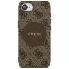 Guess 4G Circle Classic Logo MagSafe Case für iPhone 16e (Braun)