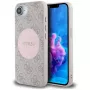 Guess 4G Circle Classic Logo MagSafe Case für iPhone 16e - Pink
