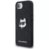 KARL LAGERFELD Monogram Choupette Head Pin Case für iPhone 16e / 17e Schwarz