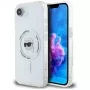 Karl Lagerfeld IML Metal Karl Head MagSafe Case für iPhone 16e/17e Weiß