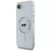 Karl Lagerfeld IML Metal Karl Head MagSafe Case für iPhone 16e/17e Weiß