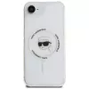 Karl Lagerfeld IML Metal Karl Head MagSafe Case für iPhone 16e/17e Weiß