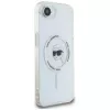 Karl Lagerfeld IML Metal Karl Head MagSafe Case für iPhone 16e/17e Weiß