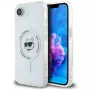 KARL LAGERFELD IML Metal Choupette Head MagSafe Case für iPhone 16e / 17e Weiß
