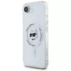 KARL LAGERFELD IML Metal Choupette Head MagSafe Case für iPhone 16e / 17e Weiß