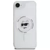 KARL LAGERFELD IML Metal Choupette Head MagSafe Case für iPhone 16e / 17e Weiß