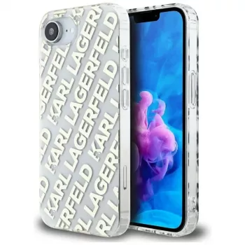 Karl Lagerfeld IML Repeat Logo Case für iPhone 16e / 17e Gold