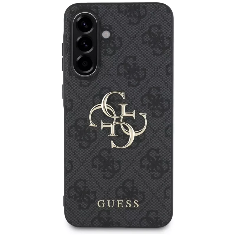 Guess Big 4G Logo Classic Logo Case für Samsung Galaxy A56 5G (Schwarz)