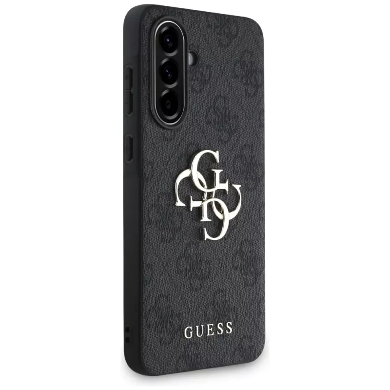 Guess Big 4G Logo Classic Logo Case für Samsung Galaxy A56 5G (Schwarz)