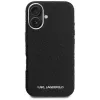 Karl Lagerfeld FW Stamped Karl MagSafe-Hülle für iPhone 16, schwarz