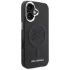 Karl Lagerfeld Initial & Metal Logo MagSafe Case für Apple iPhone 16, Schwarz
