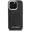 Karl Lagerfeld Initial & Metal Logo MagSafe Case für iPhone 16 Pro, Schwarz