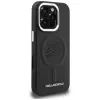 Karl Lagerfeld Initial & Metal Logo MagSafe Case für iPhone 16 Pro, Schwarz