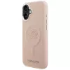 Karl Lagerfeld Initial & Metal Logo MagSafe Case für iPhone 16 Plus Pink