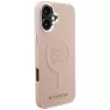 Karl Lagerfeld Initial & Metal Logo MagSafe Case für iPhone 16 Plus Pink